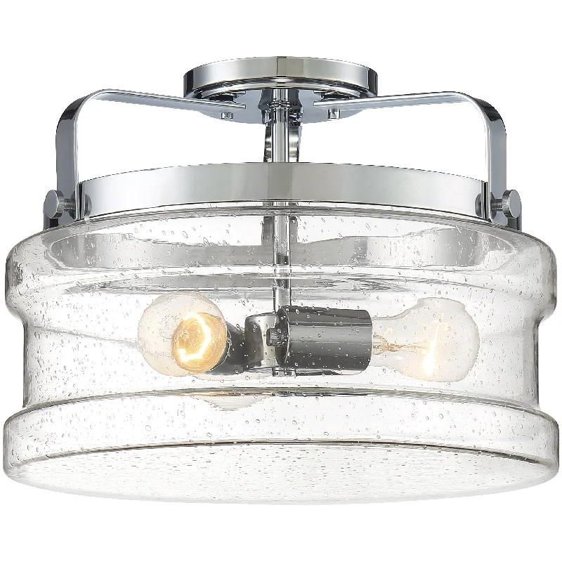 White track lighting for a clean lookDanbury Semi Flush Mount