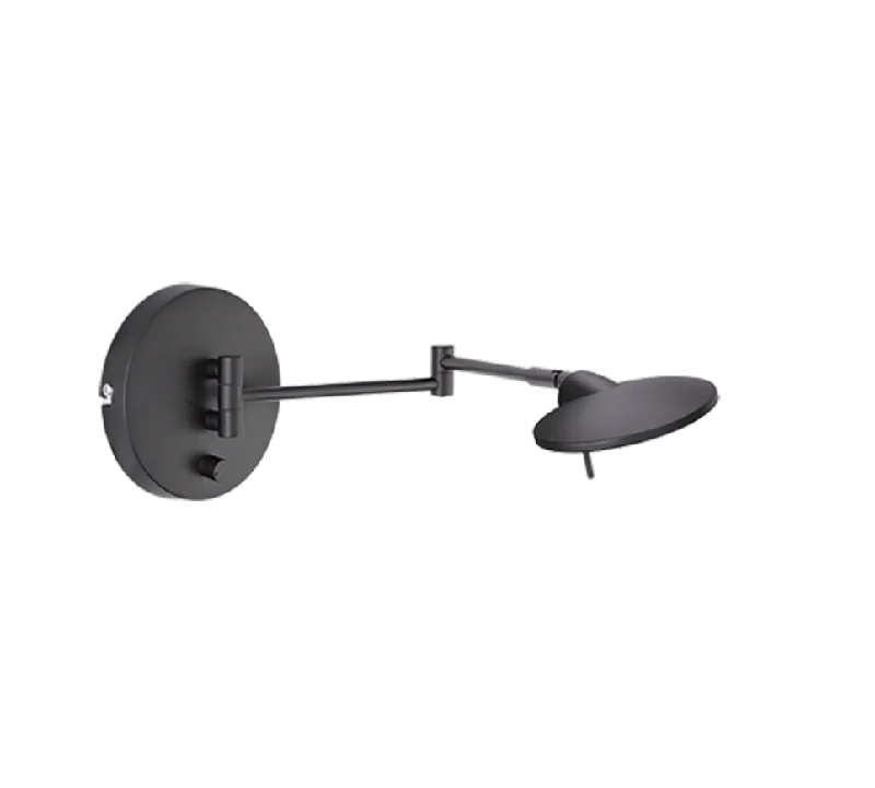 Track lighting for illuminating dining tablesKazan 1Lt Task Light - Matt Black