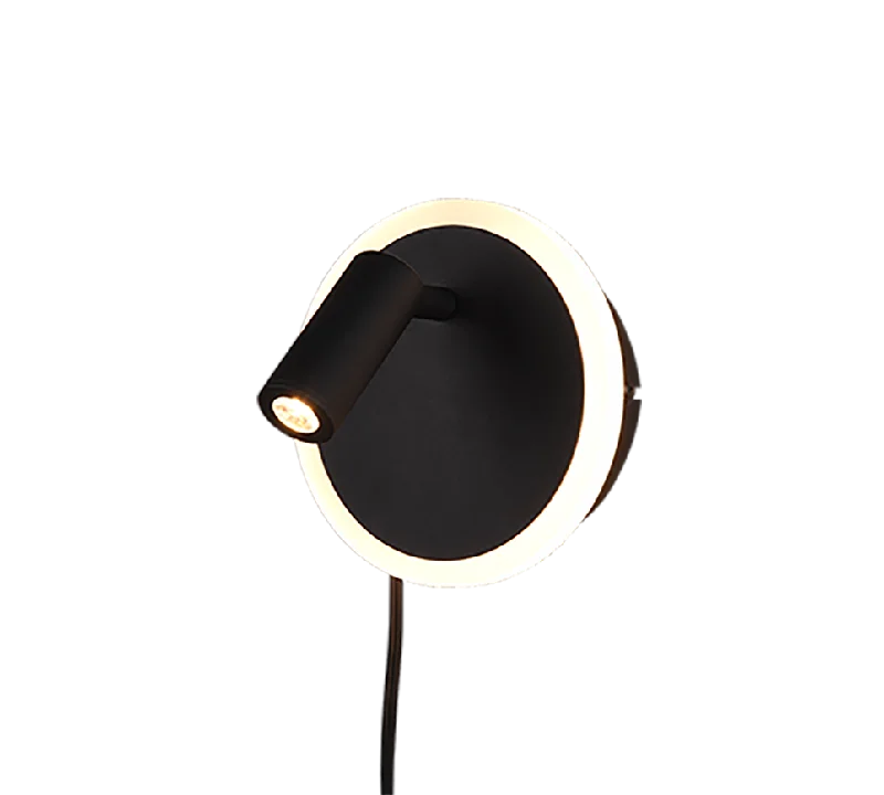 Track lighting with multiple heads for flexibilityJordan 2Lt Reading Light - Black/White/Nickel