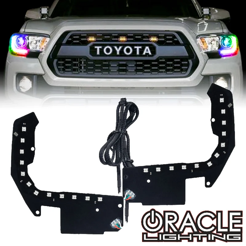 Track lighting with motion - sensor capabilitiesORACLE Lighting 2016-2023 Toyota Tacoma Dynamic ColorSHIFT RGB+A Headlight DRL Kit