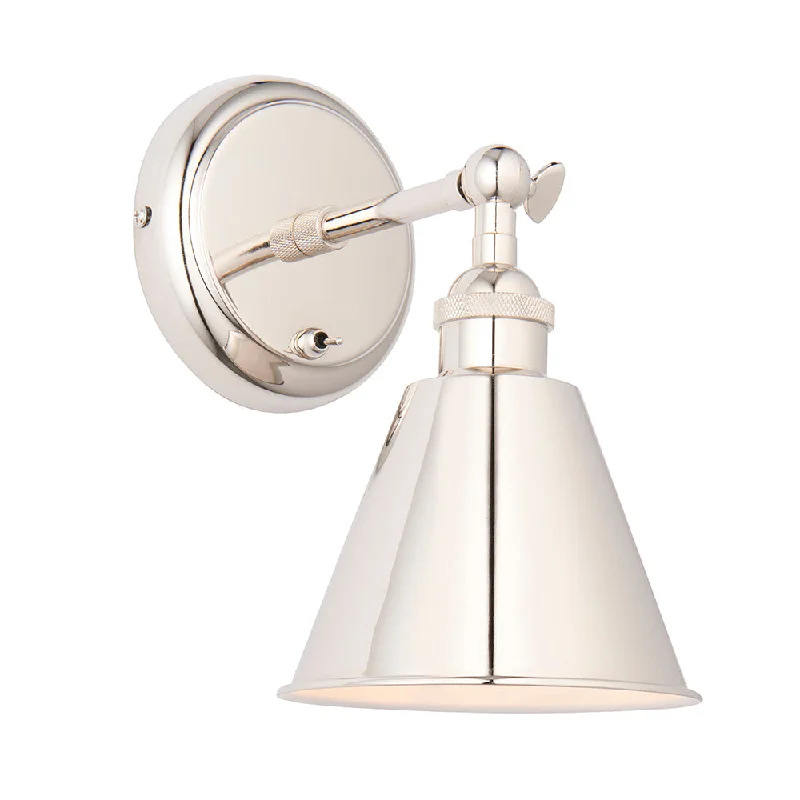 Track lighting for modernizing traditional interiorsNiche Wall Light - Nickel E14