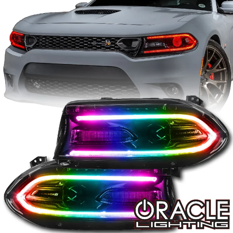 Low - voltage track lighting for safetyORACLE Lighting 2015-2021 Dodge Charger ColorSHIFT RGB+W Headlight DRL Upgrade Kit