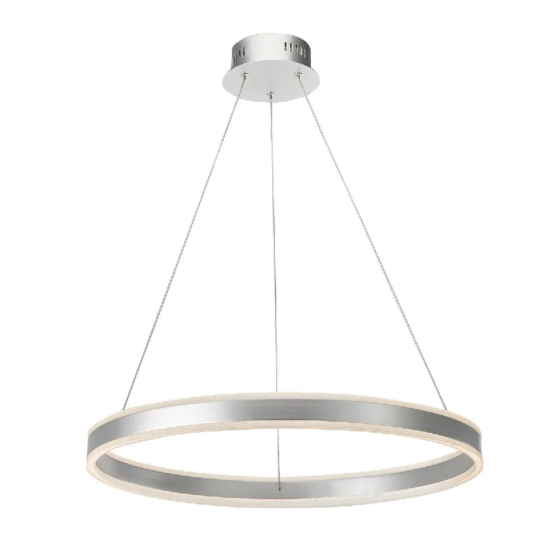 Track lighting for accentuating artworksTybalt Led Hanging Ceiling Light - Silver & Acrylic, IP20