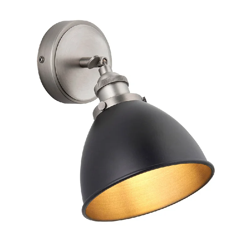 Waterproof track lighting for bathroomsConcept Task Wall Light - Aged Pewter E14