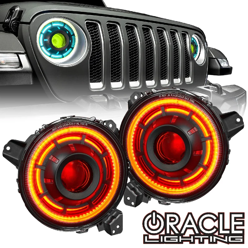 Track lighting for illuminating dining tablesORACLE Lighting Oculus™ ColorSHIFT Bi-LED Projector Headlights for Jeep JL / Gladiator JT