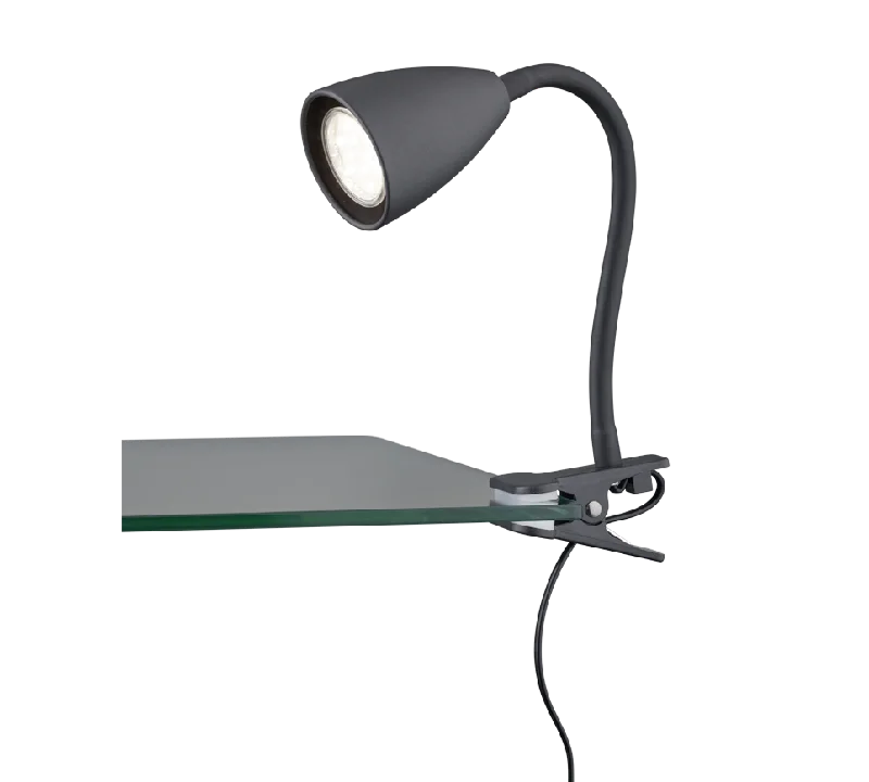 Track lighting for replacing old fluorescent fixturesWanda 1Lt Clip-on Light - Black/White