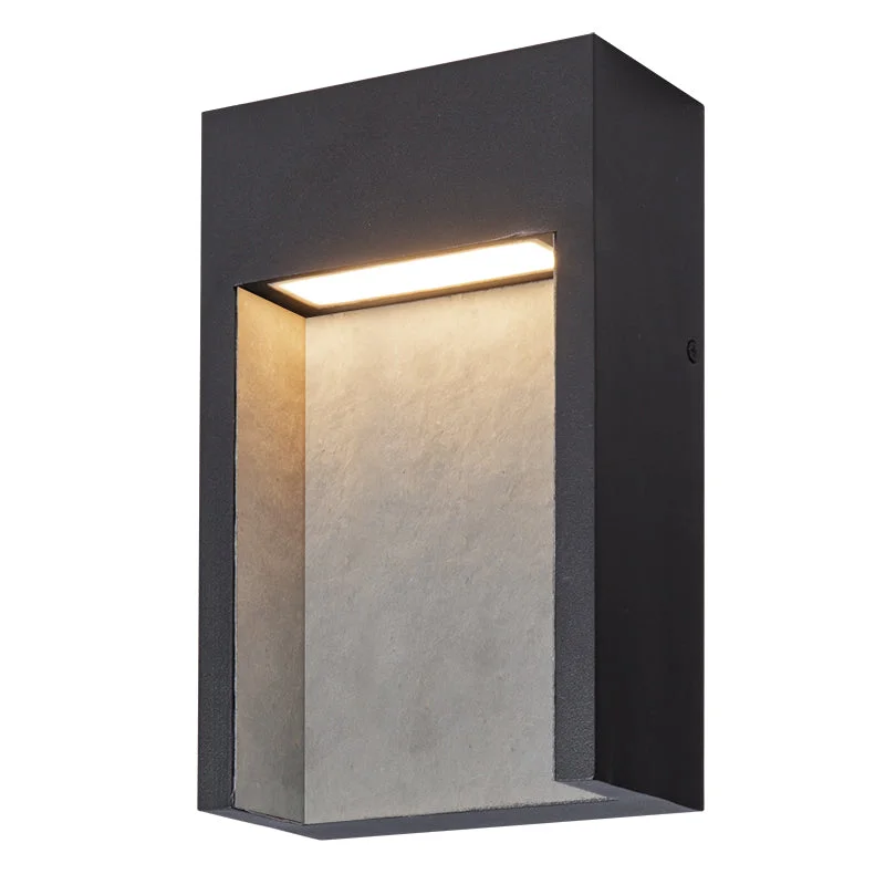 Track lighting for rental propertiesOutdoor LED Wall Light - Black Finish