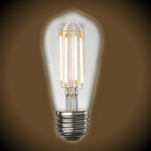 Dimmable LED Edison globe light bulbsLED Clear Filament Vintage Bulb - 7 Watt - Edison Style 2700K