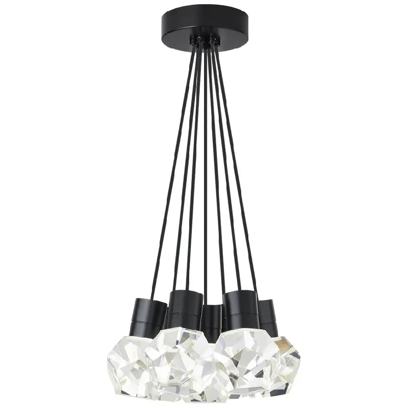 Track lighting with integrated LED driversKira 7 LED Multi-Light Pendant