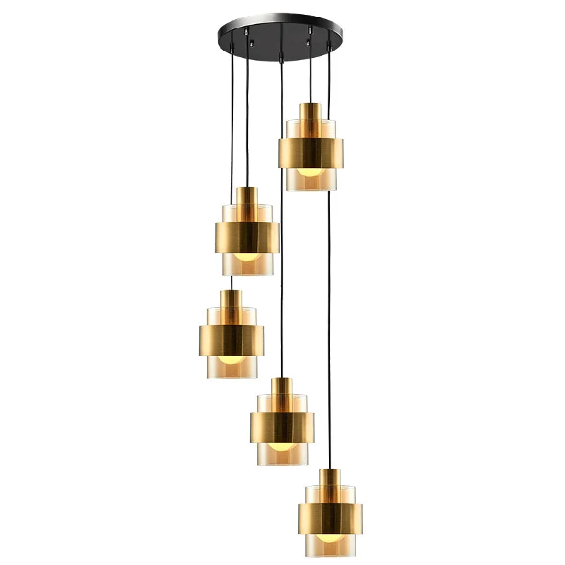 Track lighting for modernizing traditional interiorsMela Cluster Light E27 Matt Brass & Amber/Matt Brass & Smoke