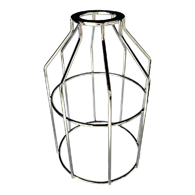 Oval shaped Edison light bulbsNickel Light Bulb Cage - Guard for UNO Sockets