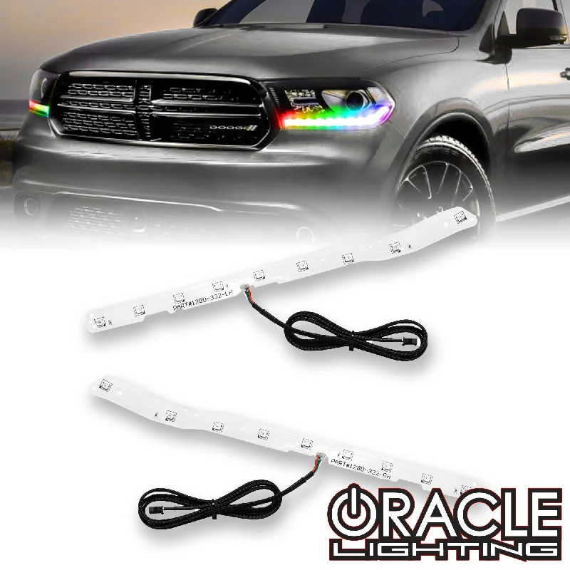 Track lighting with adjustable armsORACLE Lighting 2016-2020 Dodge Durango Dynamic ColorSHIFT RGB Headlight DRL Kit