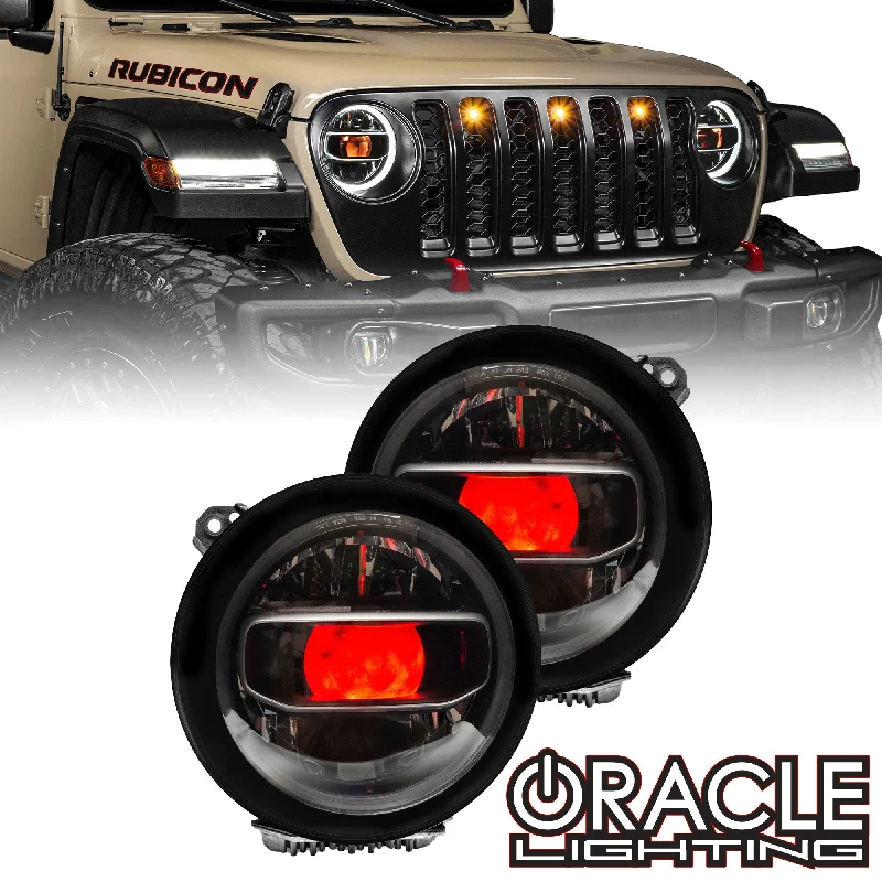 Track lighting for adding a touch of eleganceORACLE Lighting "Demon Eye" ColorSHIFT Projector Illumination Kit - Jeep Gladiator