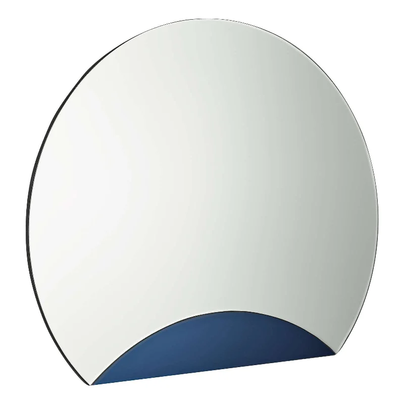 Track lighting for small apartmentsRise Mirror With Blue Panel Detail 60 x 70cm