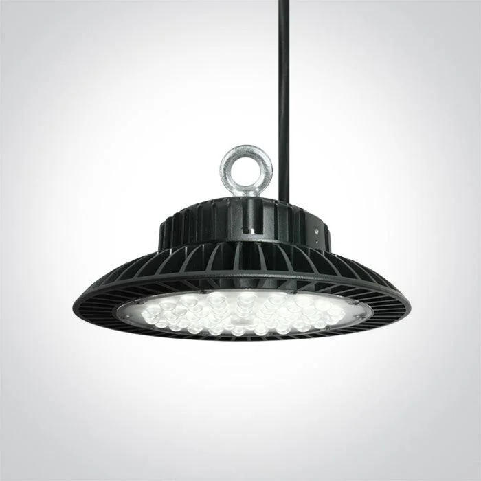 Track lighting for high - ceiling spaces63200N/C BLACK LED SMD 200W UFO CW IP65 230V