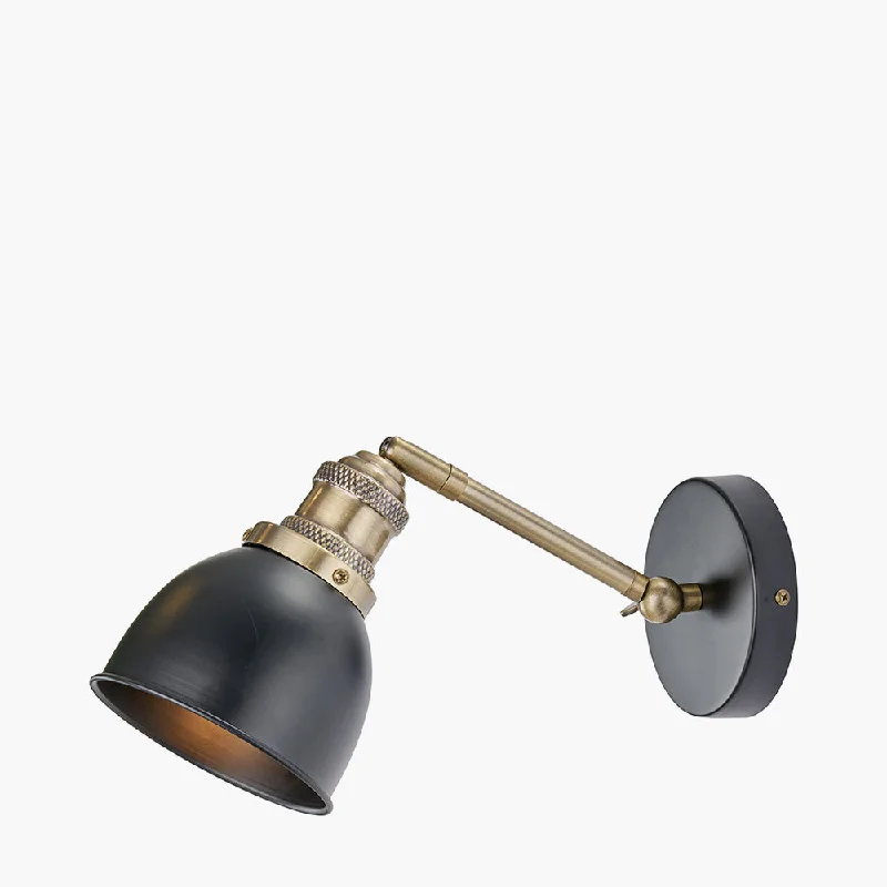 Track lighting for museums and galleriesAugusto Black and Gold Task Wall Light