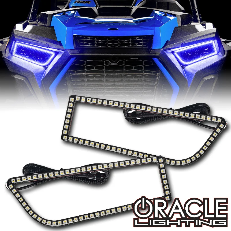 Track lighting for replacing old fluorescent fixturesORACLE Lighting 2014-2023 Polaris RZR 900 / 1000 Turbo Dynamic ColorSHIFT RGB+A Surface Mount Headlight Halo Kit