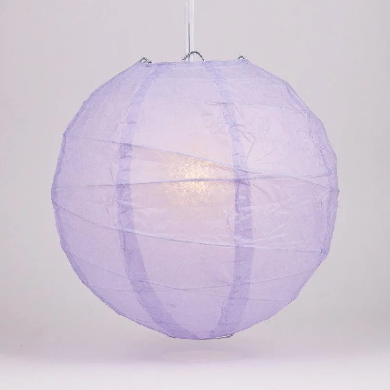 Antique Edison light bulbs with carbon filamentsBULK PACK (12) 20" Lavender Round Paper Lantern, Crisscross Ribbing, Chinese Hanging Wedding & Party Decoration