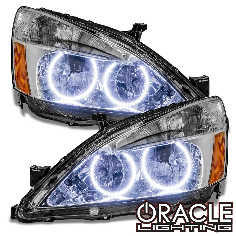 Track lighting with a long - lasting lifespanORACLE Lighting 2003-2007 Honda Accord Coupe/Sedan LED Headlight Halo Kit