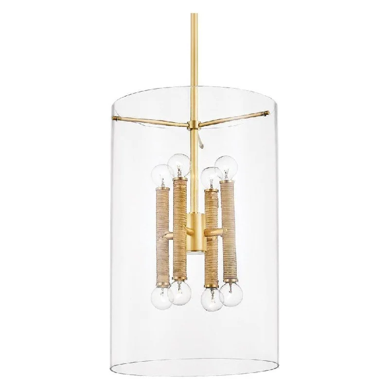 Industrial - style track lighting for loftsBarlow 8-Light Lantern