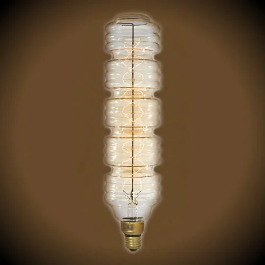 Modern Edison light bulbs with advanced filamentsMega Nostalgic Water Bottle Shaped Bulb - 15.16 in. Length