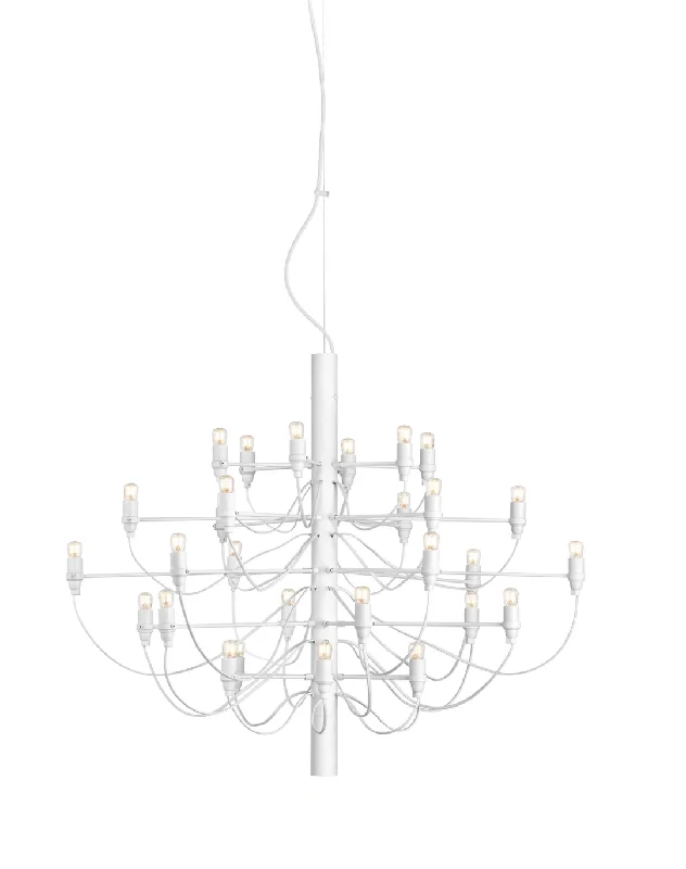 LED Chandeliers for Energy - Efficient LightingLED Chandeliers for Energy - Efficient LightingFLOS 2097/30 Suspension In White With Clear LED Bulbs Included - ID 12665