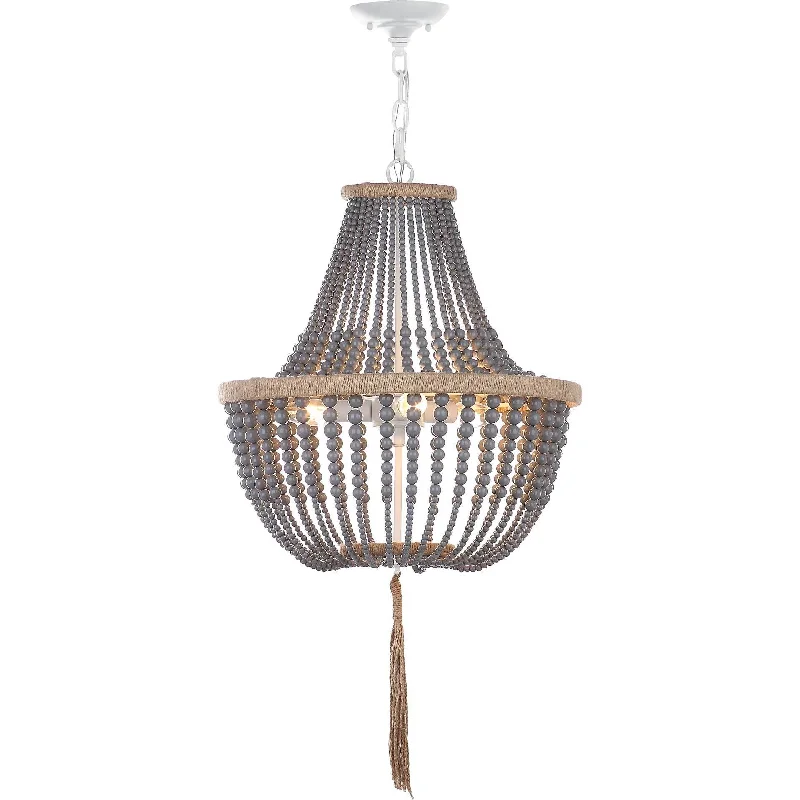 Chandeliers with Pendant Lights for a Stylish LookChandeliers with Pendant Lights for a Stylish LookLuciana Kristi Gray Beaded Pendant