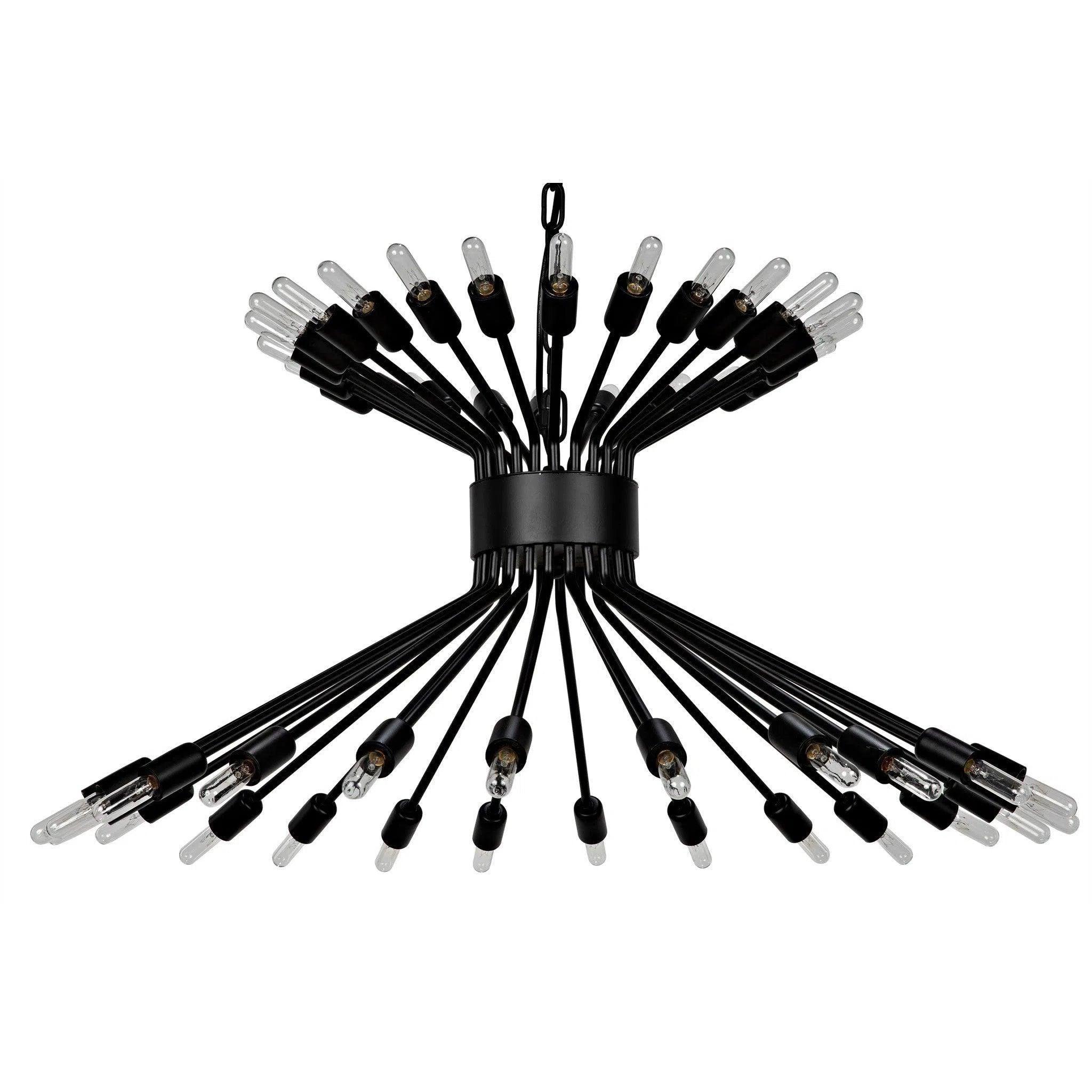 LED Chandeliers for Energy - Efficient LightingLED Chandeliers for Energy - Efficient LightingMancini Chandelier, Black Steel