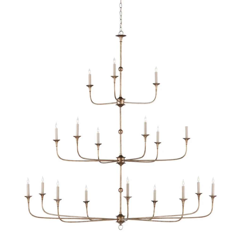 Chandeliers with Adjustable Height for Custom InstallationChandeliers with Adjustable Height for Custom InstallationNottaway Bronze Grande Chandelier