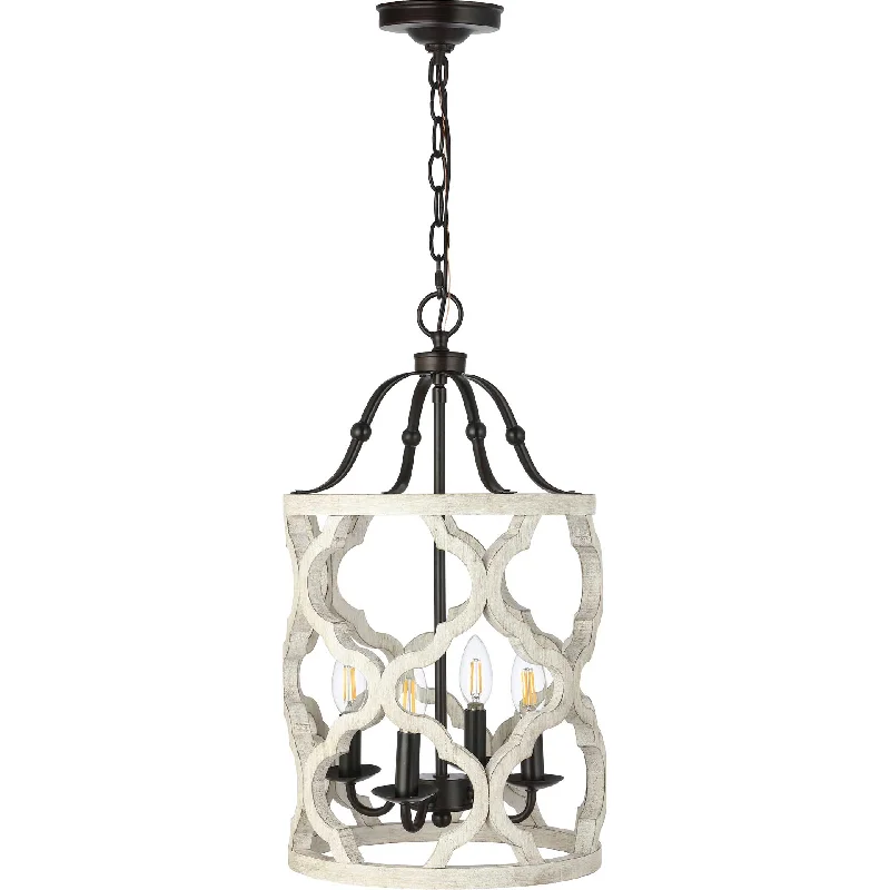 Incandescent Chandeliers for a Warm and Traditional GlowIncandescent Chandeliers for a Warm and Traditional GlowQuade Pendant Bronze/Black/White