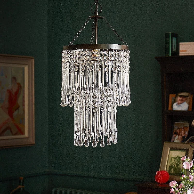 Chandeliers for Dining Rooms to Set the Mood for MealsChandeliers for Dining Rooms to Set the Mood for MealsRita chandelier with clear blown glass droplets