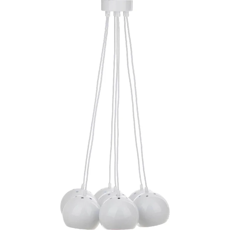 Chandeliers with Candle - Style Bulbs for a Classic AestheticChandeliers with Candle - Style Bulbs for a Classic AestheticRomeo Bearing Adjustable Pendant Lamp White