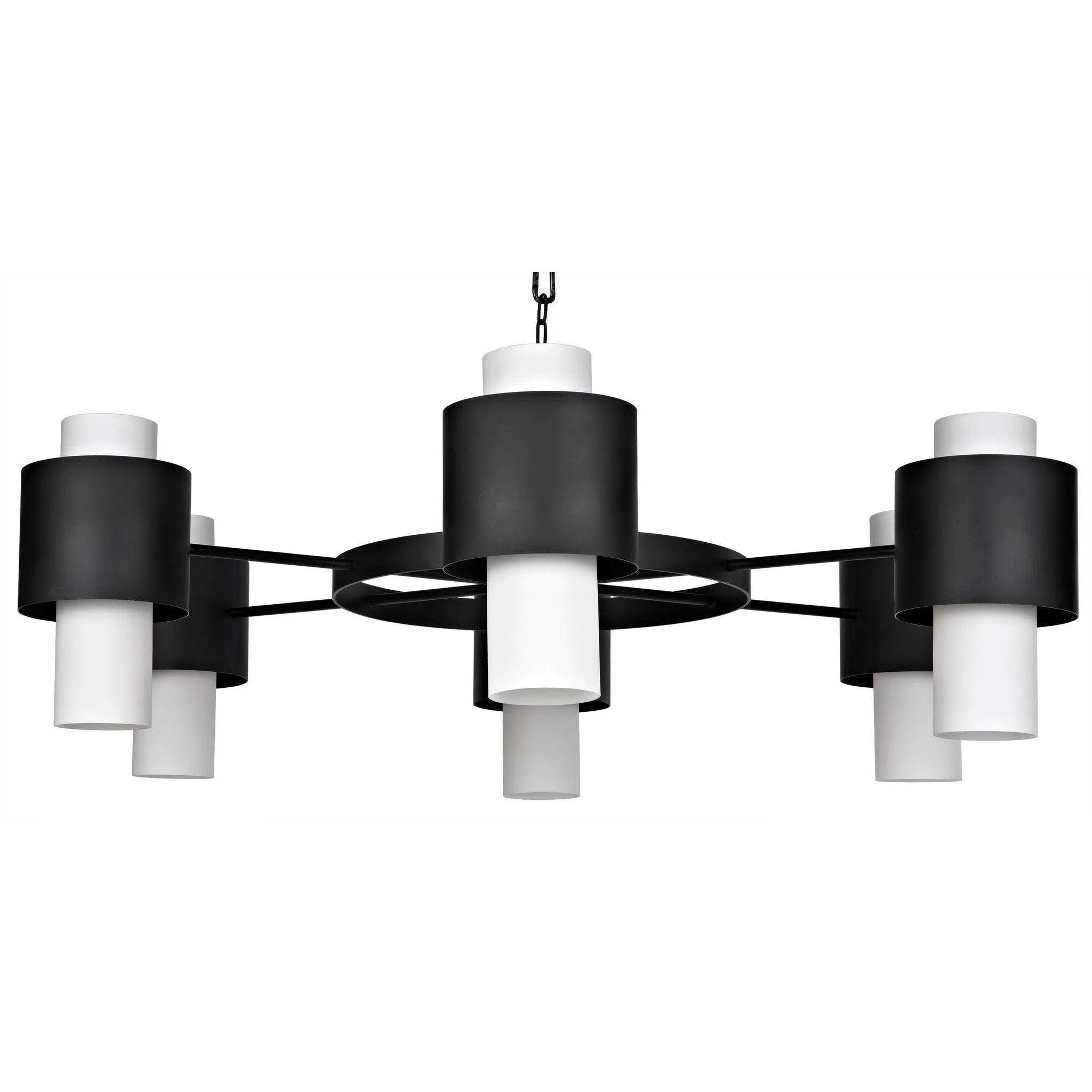 LED Chandeliers for Energy - Efficient LightingLED Chandeliers for Energy - Efficient LightingSocrates Chandelier, Steel with Black Finish