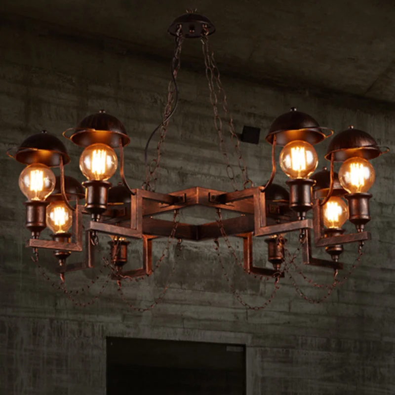 French Country Chandeliers with a Romantic AuraFrench Country Chandeliers with a Romantic AuraVintage Rust Amber Glass Semi Flush Light Fixture - 8-Light Dome Shade with Metal Frame French Country Chandeliers with a Romantic AuraFrench Country Chandeliers with a Romantic AuraVintage Rust Amber Glass Semi Flush Light Fixture - 8-Light Dome Shade with Metal Frame