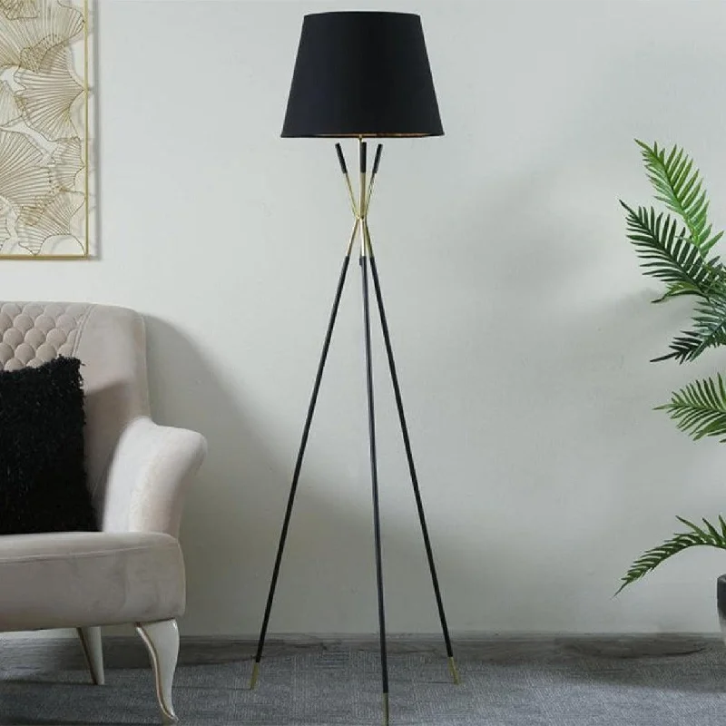 Smart Floor Lamp with Voice Control and Bluetooth ConnectivitySmart Floor Lamp with Voice Control and Bluetooth ConnectivityANKUR AURAM FABRIC SHAD TRIPOD FLOOR LAMP