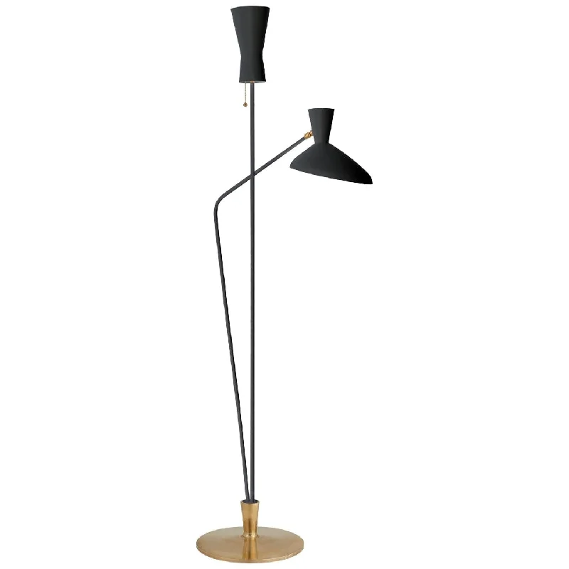 Wood Floor Lamp with Natural Grain for a Warm and Organic FeelAusten Dual Function Floor Lamp