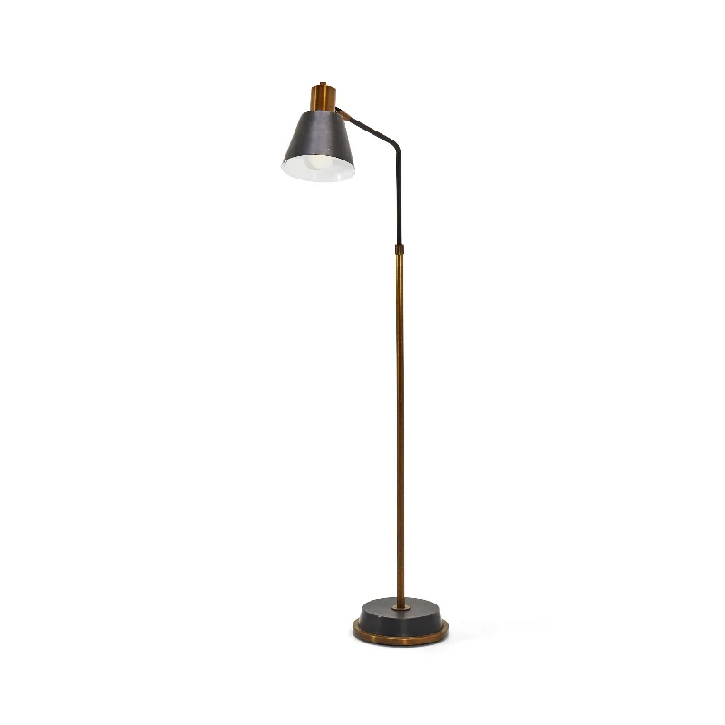 Marble Base Floor Lamp for a Touch of LuxuryMarble Base Floor Lamp for a Touch of LuxuryBlack and Brass Floor Lamp