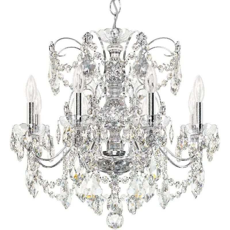Victorian - Inspired Chandeliers with Ornate DetailsVictorian - Inspired Chandeliers with Ornate DetailsCentury 8 Light Chandelier Silver Clear Heritage Crystal - One Size Victorian - Inspired Chandeliers with Ornate DetailsVictorian - Inspired Chandeliers with Ornate DetailsCentury 8 Light Chandelier Silver Clear Heritage Crystal - One Size
