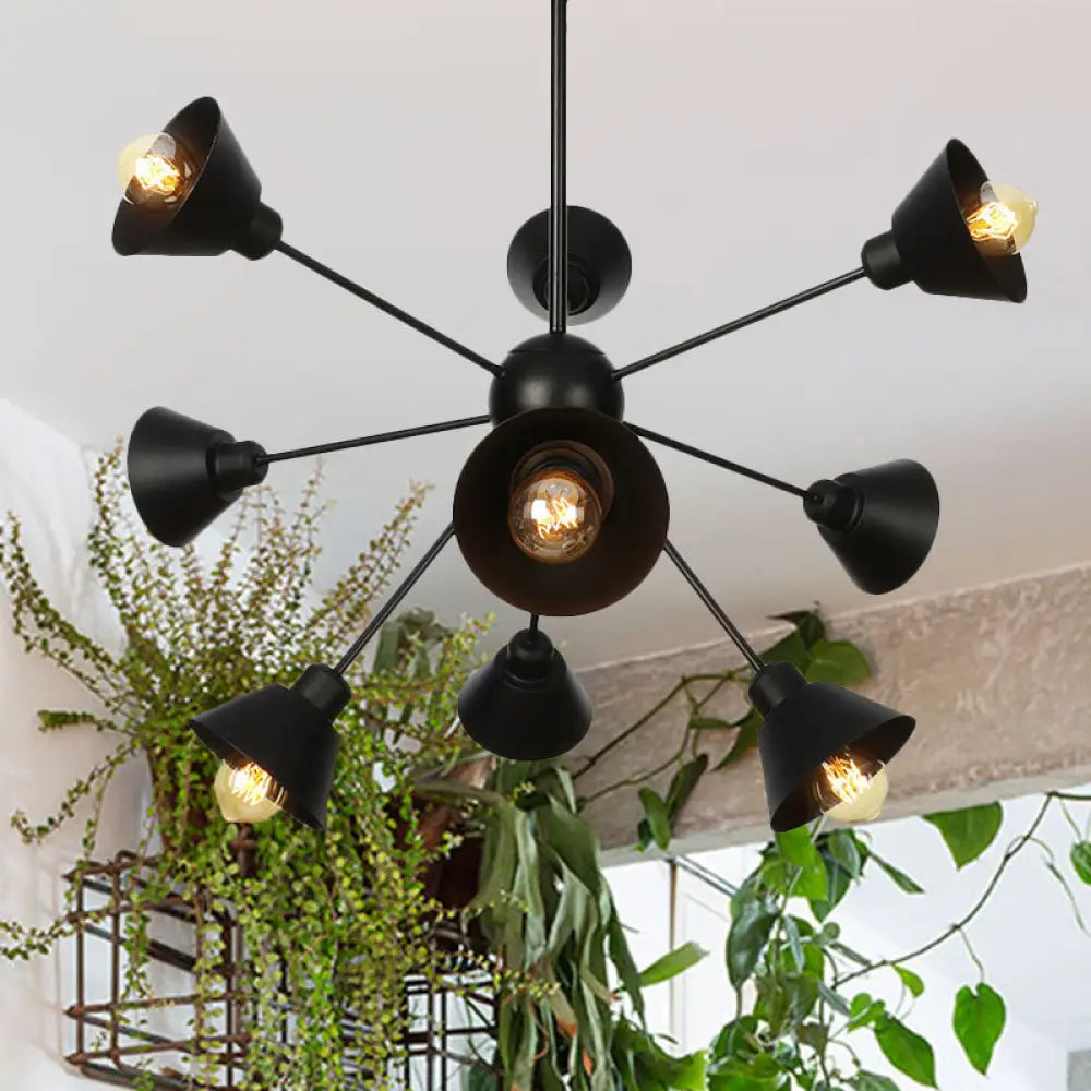 Chandeliers with Venetian Glass for a Luxurious LookChandeliers with Venetian Glass for a Luxurious LookIndustrial Stylish Metal Hanging Lamp with Sputnik Design - Cone Shade, 9/12/15 Lights - Black Chandelier Pendant Light Chandeliers with Venetian Glass for a Luxurious LookChandeliers with Venetian Glass for a Luxurious LookIndustrial Stylish Metal Hanging Lamp with Sputnik Design - Cone Shade, 9/12/15 Lights - Black Chandelier Pendant Light