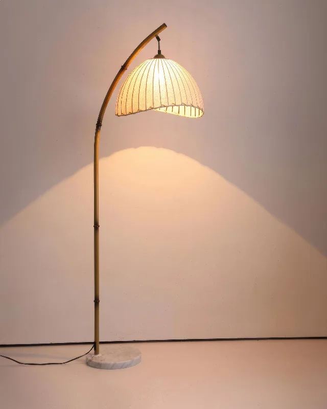 Wood Floor Lamp with Natural Grain for a Warm and Organic FeelWood Floor Lamp with Natural Grain for a Warm and Organic FeelCultural Zen Bamboo Floor Lamp Illumination