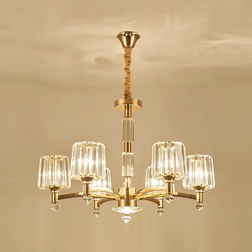 Chandeliers with Pendant Lights for a Stylish LookChandeliers with Pendant Lights for a Stylish LookCylindrical Gold Pendant Chandelier with Minimalist Optic Crystal Prism - Perfect for Living Room Chandeliers with Pendant Lights for a Stylish LookChandeliers with Pendant Lights for a Stylish LookCylindrical Gold Pendant Chandelier with Minimalist Optic Crystal Prism - Perfect for Living Room