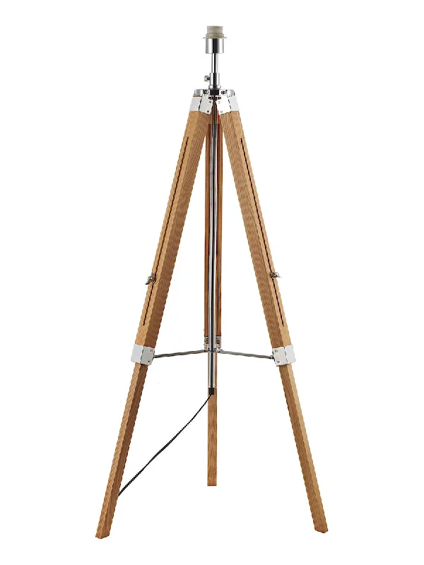 Bohemian Inspired Floor Lamp for Eclectic Home DecorBohemian Inspired Floor Lamp for Eclectic Home DecorDar Easel Tripod Floor Lamp Base Light Wood