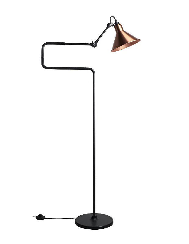 Smart Floor Lamp with Voice Control and Bluetooth ConnectivityDCW Editions LAMPE GRAS N°411 Copper Floor Lamp Conic Shade