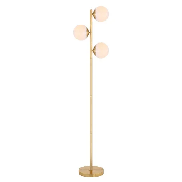 Wood Floor Lamp with Natural Grain for a Warm and Organic FeelDEVLYN FLOOR LAMP