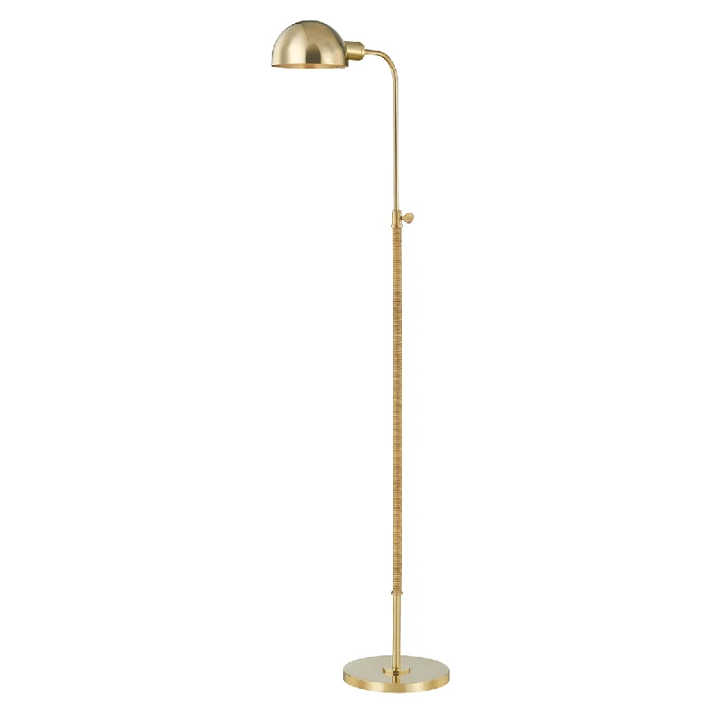 USB Charging Port Floor Lamp for Convenient Device ChargingDevon Floor Lamp | Mark D. Sikes x Hudson Valley Lighting