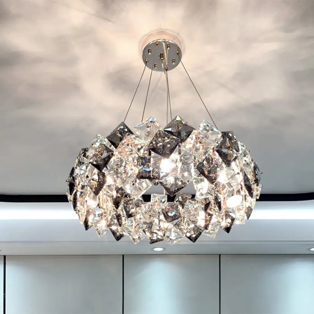 Chandeliers with Multiple Lights for Maximum IlluminationChandeliers with Multiple Lights for Maximum IlluminationSmoke Grey Crystal Modern Drum Pendant Ceiling Light - Elegant Living Room Chandelier Chandeliers with Multiple Lights for Maximum IlluminationChandeliers with Multiple Lights for Maximum IlluminationSmoke Grey Crystal Modern Drum Pendant Ceiling Light - Elegant Living Room Chandelier