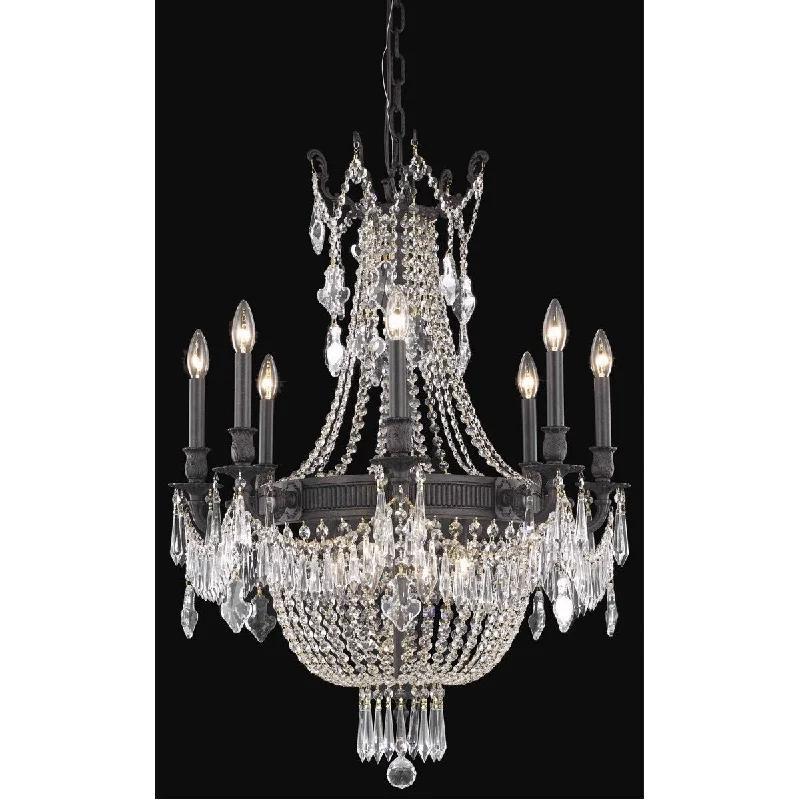 Large Chandeliers for Grand Halls and FoyersLarge Chandeliers for Grand Halls and FoyersEsperanza 12 light Dark Bronze Chandelier Clear Swarovski Elements C - One Size Large Chandeliers for Grand Halls and FoyersLarge Chandeliers for Grand Halls and FoyersEsperanza 12 light Dark Bronze Chandelier Clear Swarovski Elements C - One Size