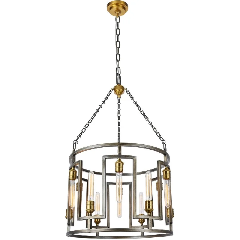 Small Chandeliers for Compact RoomsSmall Chandeliers for Compact RoomsFontana 12 light in Vintage Nickel chandelier - One Size Small Chandeliers for Compact RoomsSmall Chandeliers for Compact RoomsFontana 12 light in Vintage Nickel chandelier - One Size