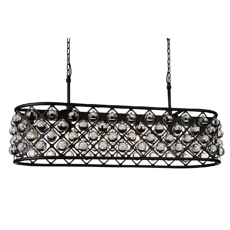 Mid - Century Modern Chandeliers for Vintage AppealMid - Century Modern Chandeliers for Vintage AppealGiuseppe Lighting 9862P416101 Six Light Chandelier Renous Black - Exact Size Mid - Century Modern Chandeliers for Vintage AppealMid - Century Modern Chandeliers for Vintage AppealGiuseppe Lighting 9862P416101 Six Light Chandelier Renous Black - Exact Size