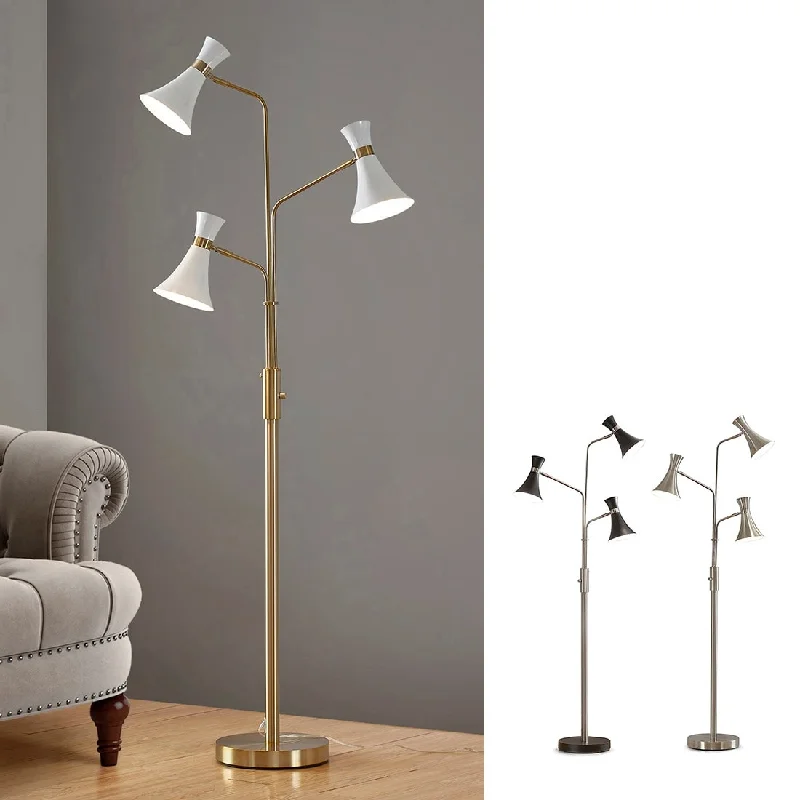 Marble Base Floor Lamp for a Touch of LuxuryHOMEGLAM Bonnie 3-light Tree Floor Lamp